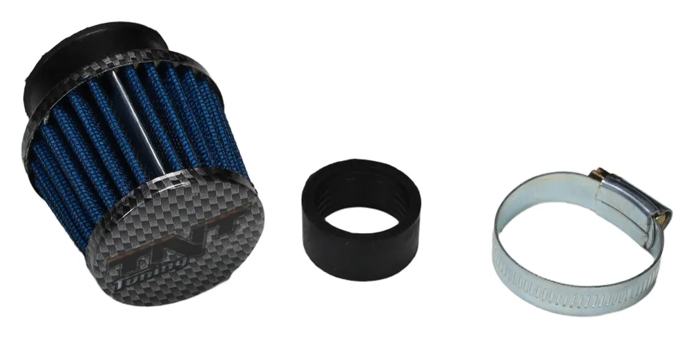 Luftfilter TNT Stahlgewebe Carbon - Look, gerade, Anschluss 28 / 35mm Jetzt Kaufen