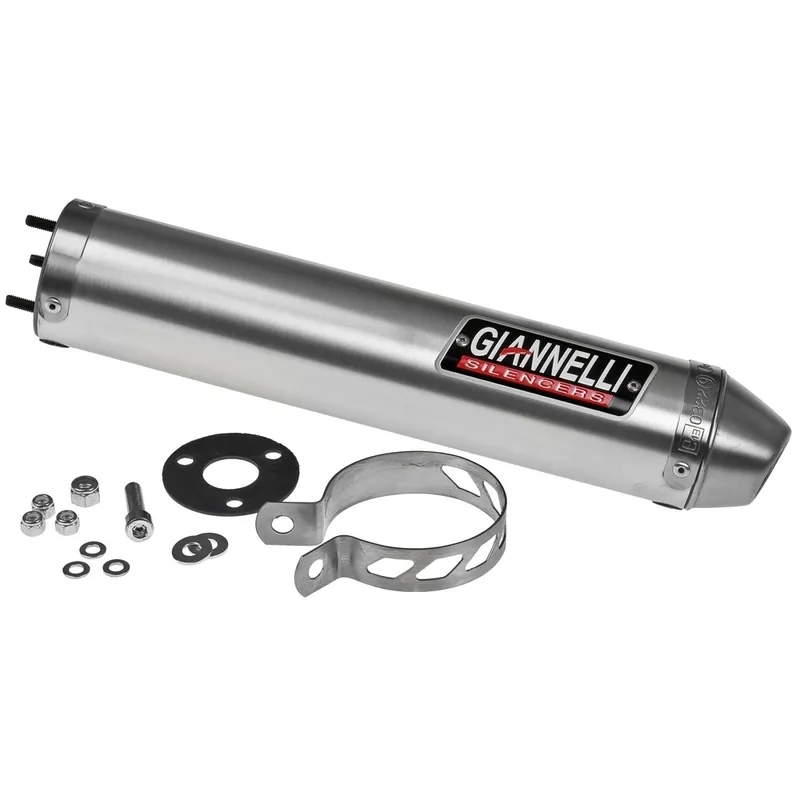 Rabatt Endschalldämpfer / ESD Giannelli mit ABE für Aprilia RS / Tuono 125 - Aluminium