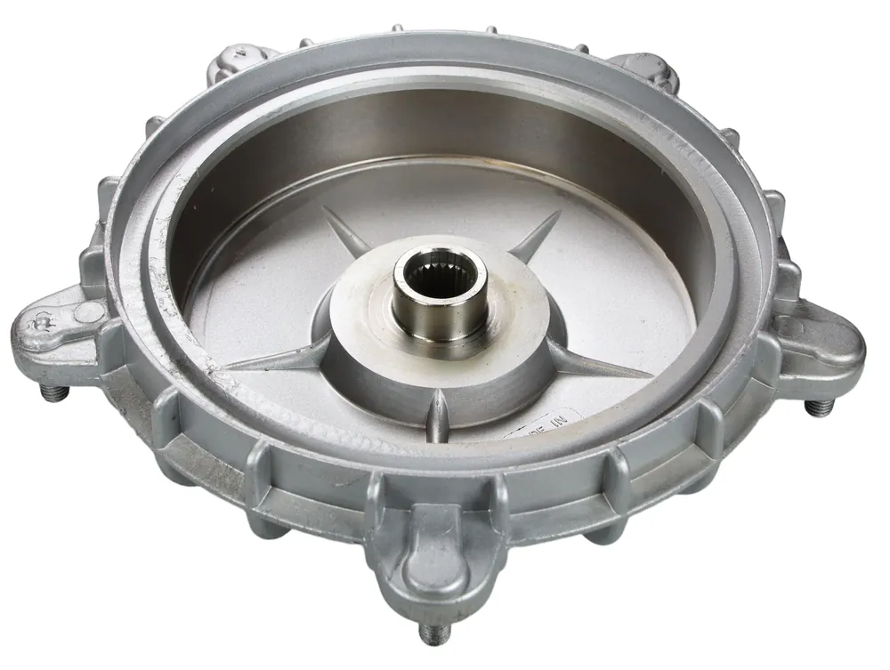 Markenprodukt Bremstrommel hinten RMS, silber für Vespa PX Sprint etc. - 10" Felgen offen, Ø innen 150mm, Wellendichtringsitz 27mm