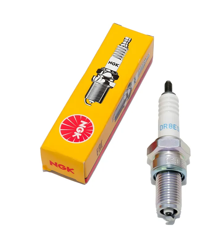 Preisknaller Zündkerze NGK DR8ES-L entstört, 19,0mm Langgewinde Ø 12,0mm, 2556 / 2923