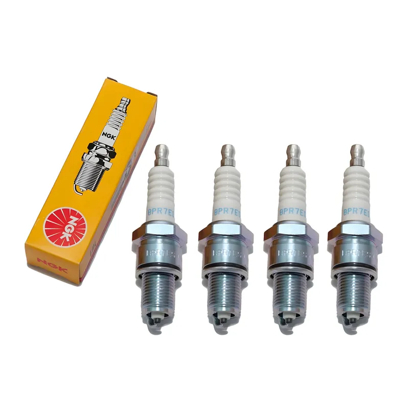 Markenware Zündkerzen Set NGK 4x BPR7ES Zündkerze entstört, 19,0mm Langgewinde Ø 14,0mm, 2023 / 97416