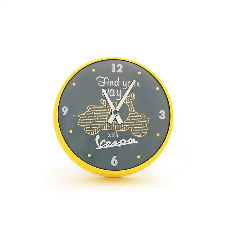 Super-Preis Wanduhr "Vespa" Ø 250mm medium / mittel