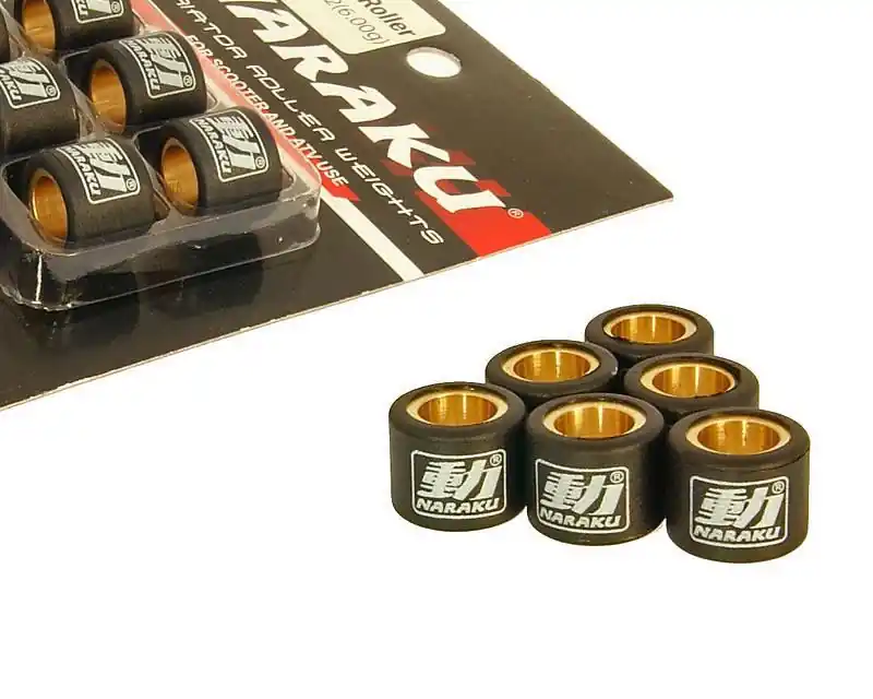 Variomatikgewichte Naraku HD HeavyDuty Satz Variorollen 16x13mm, 2,7g, 6 Stück Jetzt Bestellen