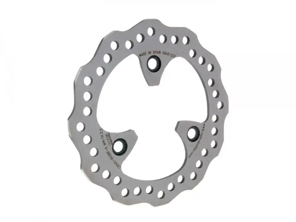 Geprüft Bremsscheibe Wavy NG 1354X - 190 / 58 / 4mm 3 Loch für SYM Jet Sport-X SR 50 ccm