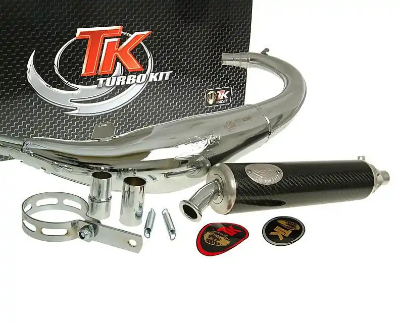 Auspuff TurboKit Road RQ Chrom mit Zulassung für Rieju RS1 Preiswert