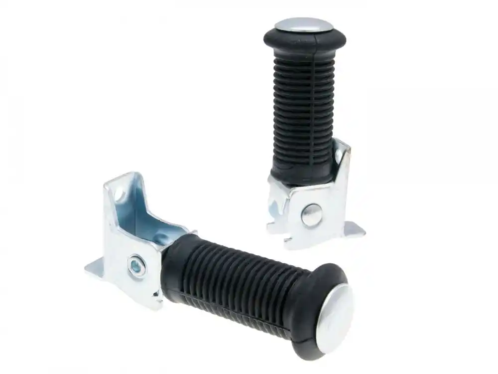 Kracherpreis Fußrasten Satz Sozius für Simson S50, S51, S53, S70, S80, S83, Schwalbe