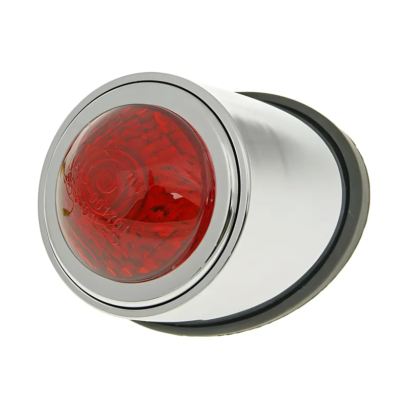 Rücklicht LED Mini Custom Chrom universal Markenprodukt