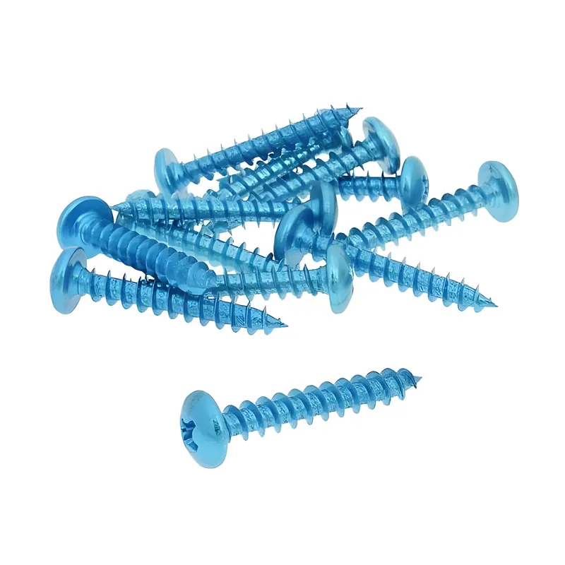 Schraubensatz 12 Stück Verkleidung blau - 5x30 Billig