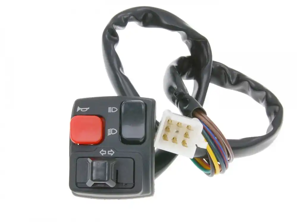 Schaltereinheit links Blinker, Fernlicht, Abblendlicht, Hupe für Rieju RRX, MRX, SMX, MRT, RS2 Schnäppchen