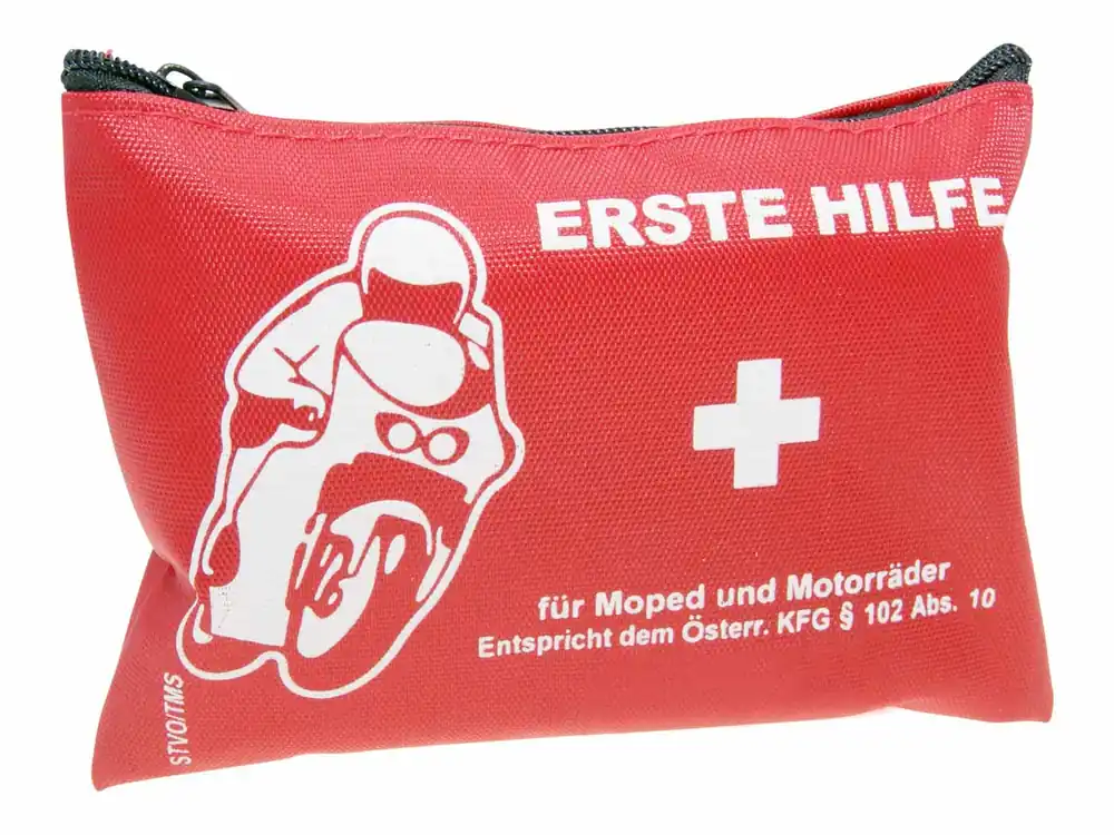 Erste-Hilfe-Set / Verbandskissen für Roller, Moped, Motorrad Angebot