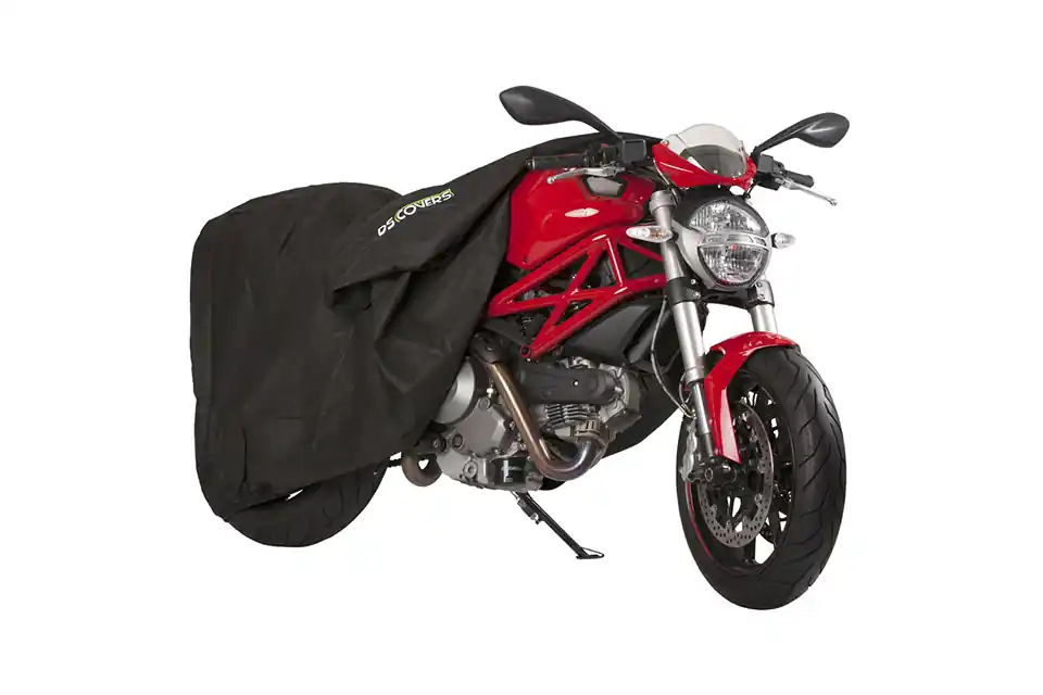 DS Covers FOX Motorrad Abdeckplane indoor Größe XXL in schwarz Direkt Vom Hersteller
