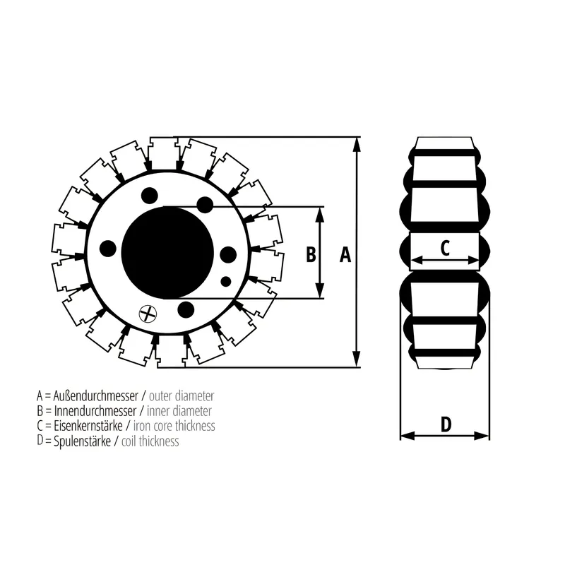Expressversand ElectroSport Stator ESG752