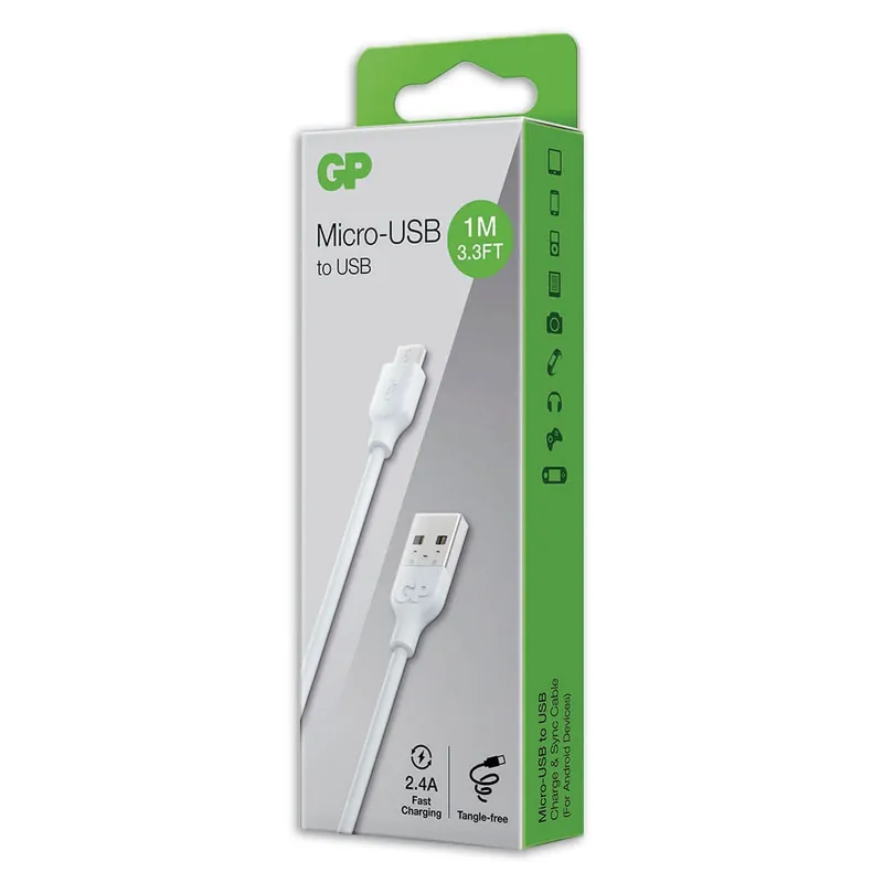 Kracherpreis Micro USB zu USB Ladekabel GP 1m