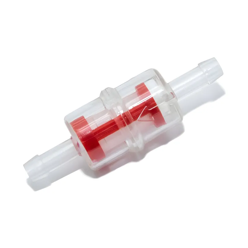 Benzinfilter klein - Kunststoff / Sieb rot - ø 6 mm Anschluss Top-Preis