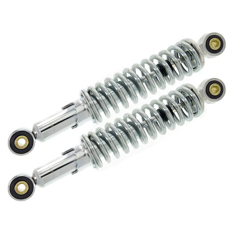 Top-Seller Federbeine, verstellbar, chrom, Länge ca. 260 mm - Ø-Auge 8 mm
