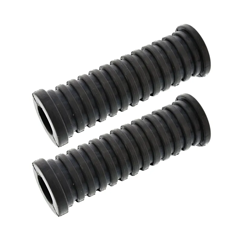 Ausverkauf 2x Fußrastengummis, moderne Form, Mokick