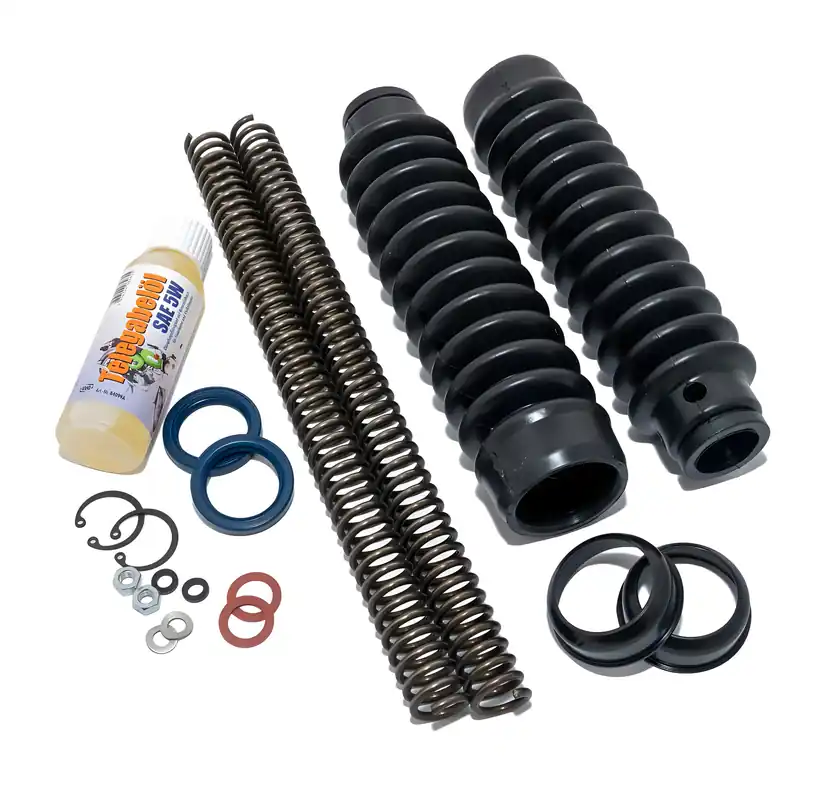 Telegabel Reparaturset inkl. Gabelöl, Druckfeder 3,2mm für Simson S50, S51, S53, S70, SR50 Top-Seller