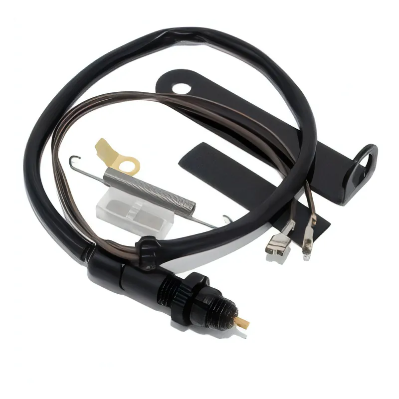 Simson Bremslichtschalter Set mit Befestigungswinkel, schwarz + Kleinteile für S50, S51, S70 Markenware