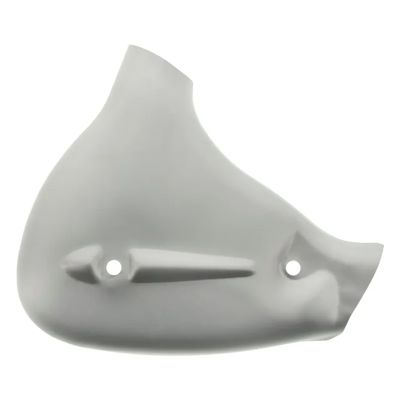 Neuheit Simson Zierblech, links - 2 Befestigungslöcher, Aluminium - zur Vordergabel SR2E, SR4-1, KR50
