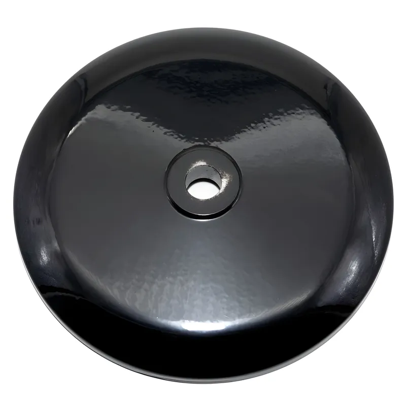 Top-Angebot Deckel für Vorderradnabe - Aluminium, schwarz glänzend PPB