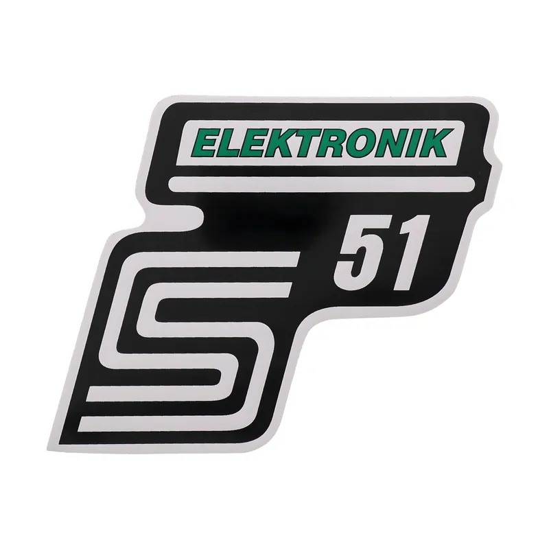 Online Kaufen Simson Klebefolie Seitendeckel -Elektronik- grün, S51