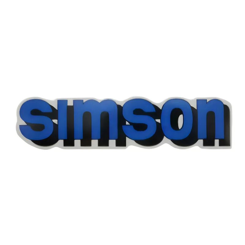 Klebefolie "SIMSON"-Tank, blau Abverkauf