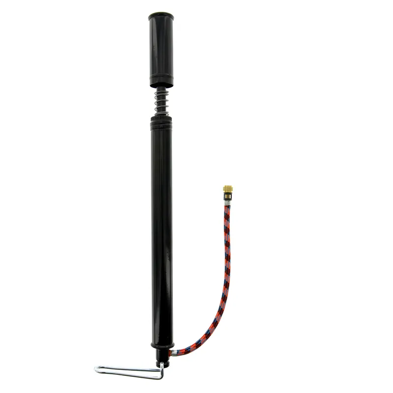 Top-Seller Luftpumpe, Länge ca. 355 mm, inkl. Steckschlauch und Fußbügel - schwarz - pass. für AWO425