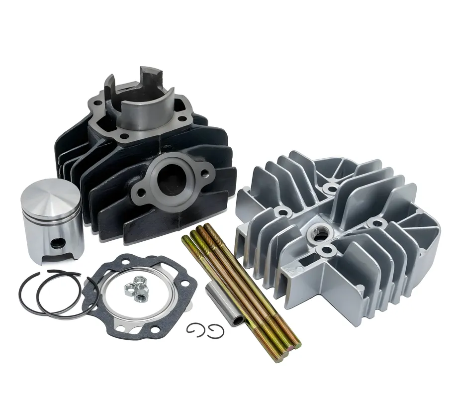 Günstig Zylinderkit MXT Standard 80ccm AC 47mm komplett mit Zylinderkopf Kolben Dichtsatz für Yamaha PW 80ccm