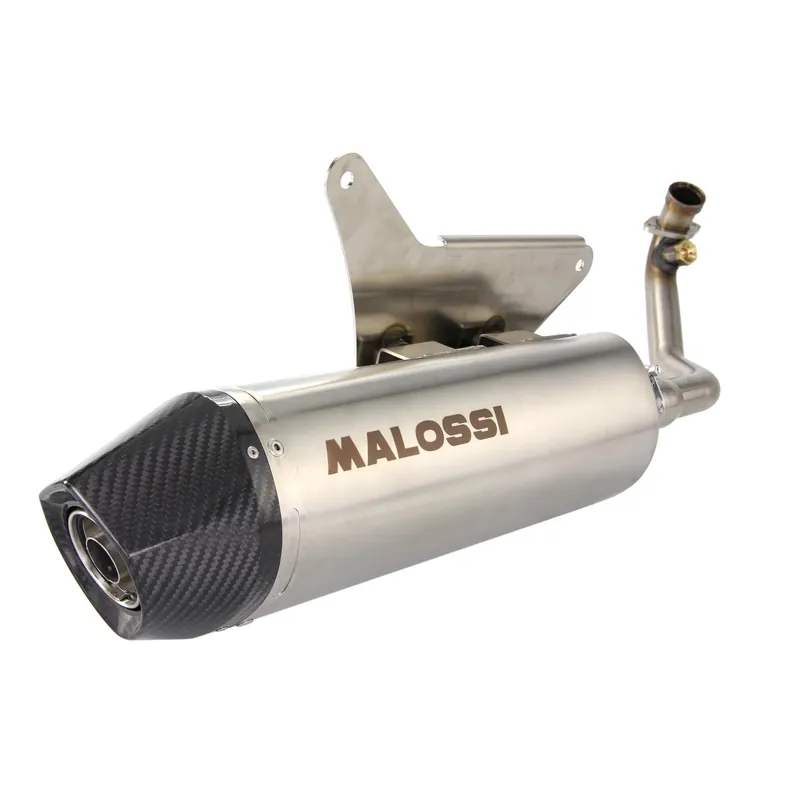 Expressversand Auspuff Malossi RX mit Zulassung für Suzuki Burgman 400i E3 Bj. 2007-13
