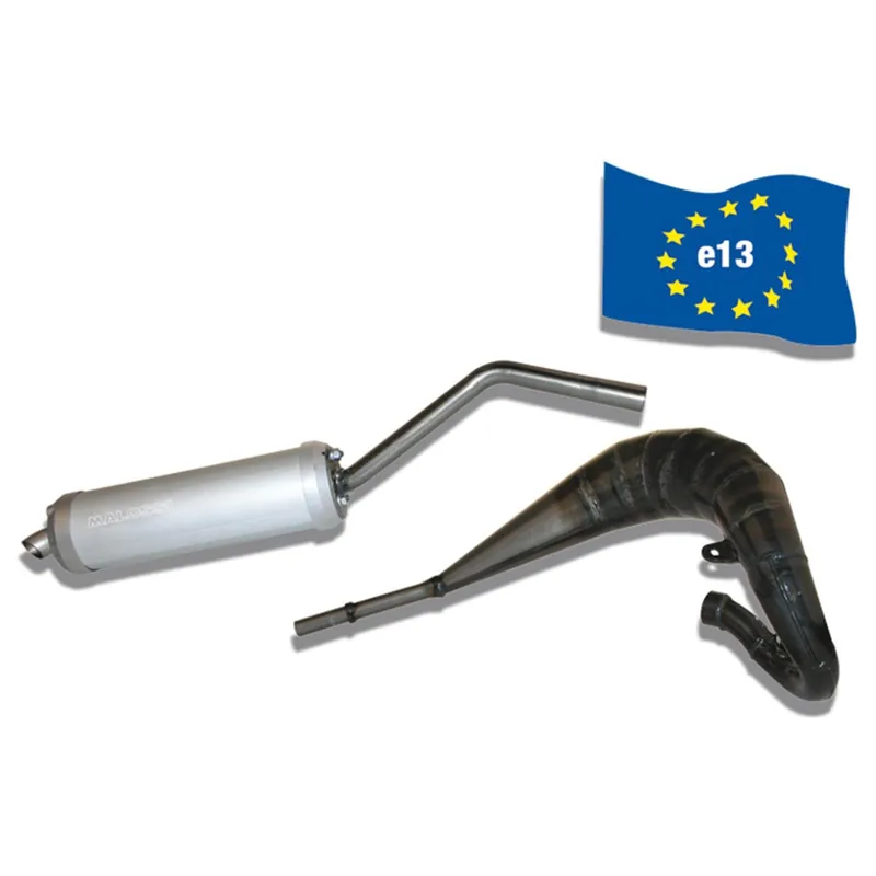 Auspuff Malossi Supermoto MHR Replika mit Zulassung für CRE Derapage 50 Bj. 2003-05 Preiswert