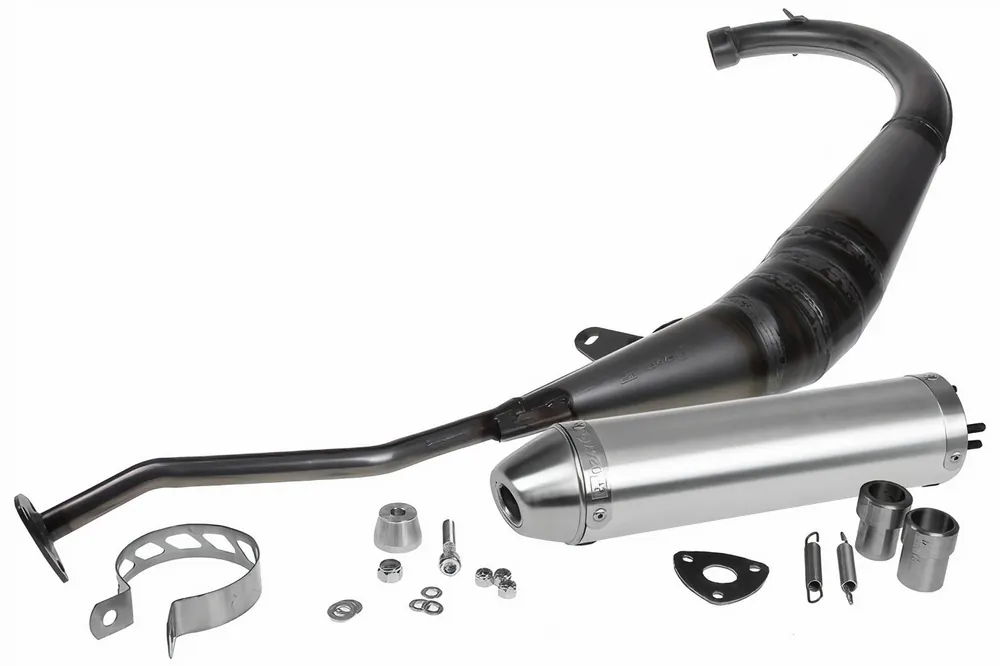 Top-Preis Auspuffanlage Giannelli Strada mit Zulassung, Aluminium für MBK X-Power / Yamaha TZR
