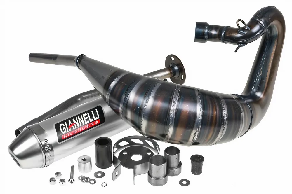 Neue Kollektion Auspuff Giannelli Enduro Aluminium für HM CRE Baja RR / Six Competition / Derapage 50 06-09