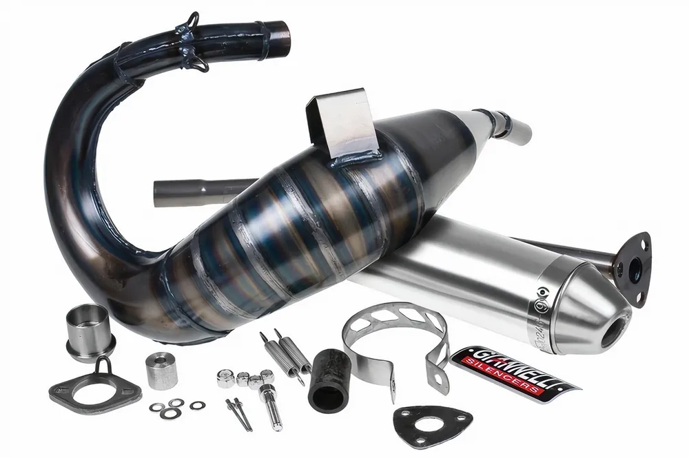 Auspuffanlage Giannelli Enduro mit Zulassung, Aluminium für Aprilia RX / SX 50 06- Bestseller
