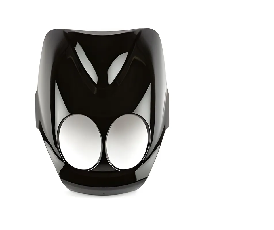 Kracherpreis Scheinwerfermaske STR8, schwarz für Yamaha Neo& 039;s / MBK Ovetto ab 2008