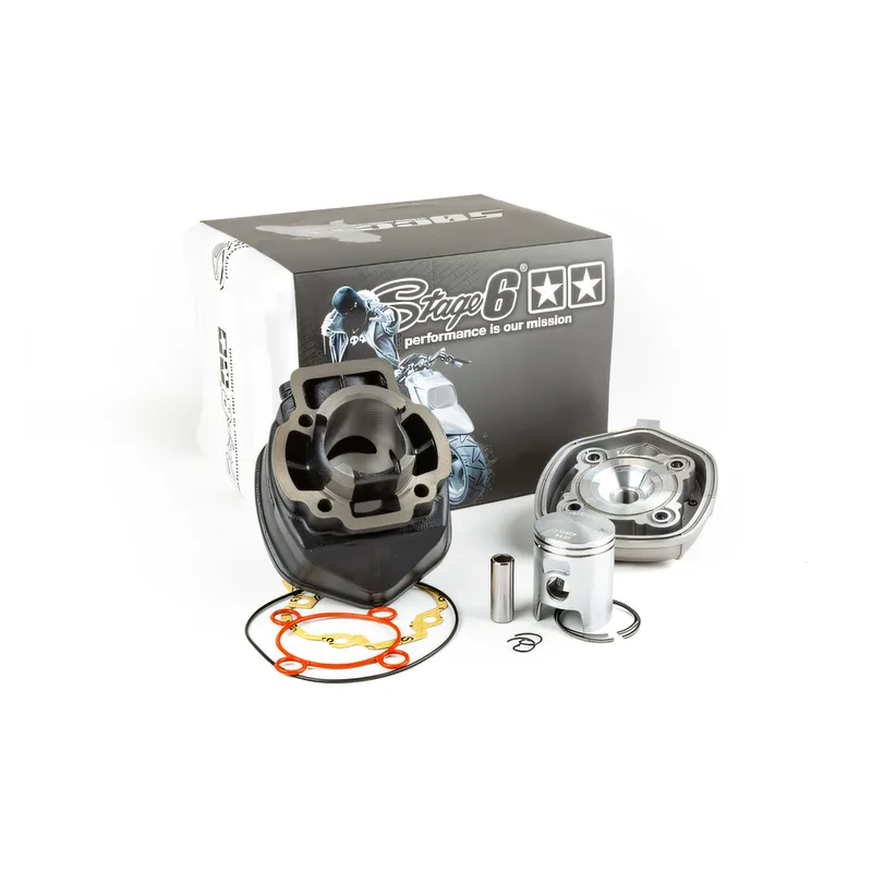 Sonderaktion Zylinderkit Stage6 Streetrace Grauguss 50ccm für Piaggio NRG / Runner
