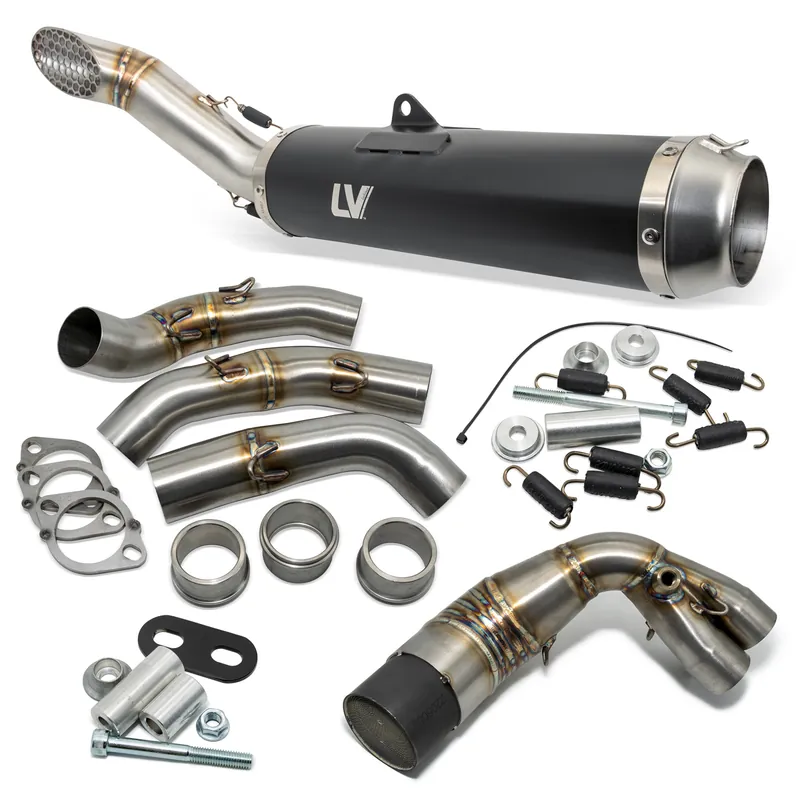 Sale Auspuffanlage komplett LeoVince LV RACE Black Edition mit Katalysator & Zulassung, Edelstahl schwarz für Yamaha Tracer 9 / GT / GT+ 900 Bj. 2021 - 2024 E5 / XSR Bj. 2022 - 2024 E5