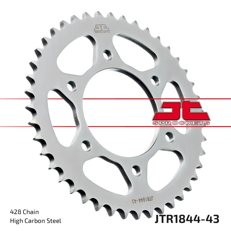 Mega-Angebot Kettenrad JT Sprockets 428 43Z Innendurchmesser 76mm Lochkreis 100mm für Yamaha MT- ABS YZF-R YZF R 125 ccm Bj. 2008 - 2022