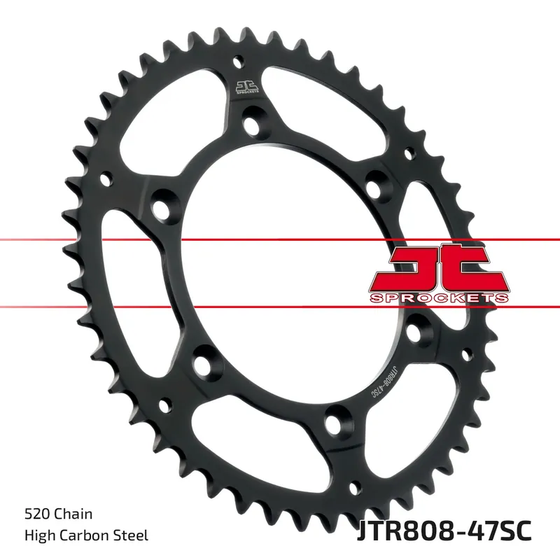 Kettenrad JT Sprockets 520 47Z Innendurchmesser 126mm Lochkreis 146mm für Suzuki DR-Z E K DR S SH SE SM RMX Z RM-Z RM 125 - 450 ccm Bj. 1980 - 2022 Mega-Angebot