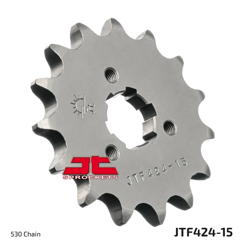Neuheit Ritzel JT Sprockets 530 15Z grobverzahnt Innendurchmesser 21mm / 25mm für Suzuki GT, Yamaha XS Kawasaki Z 250 - 750 ccm Bj. 1973 - 1980