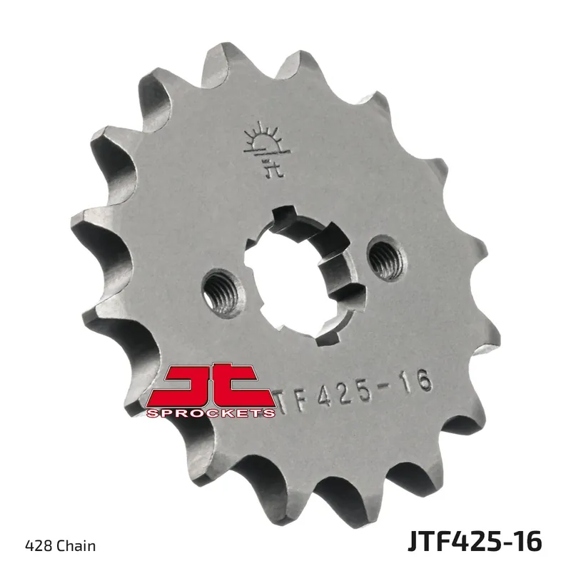 Ritzel JT Sprockets 428 16Z grobverzahnt Innendurchmesser 16mm / 20mm für Suzuki TS XE RG Gamma RM X ER RV Van L GP 80 - 125 ccm Bj. 1973 - 2018 Preis Gesenkt