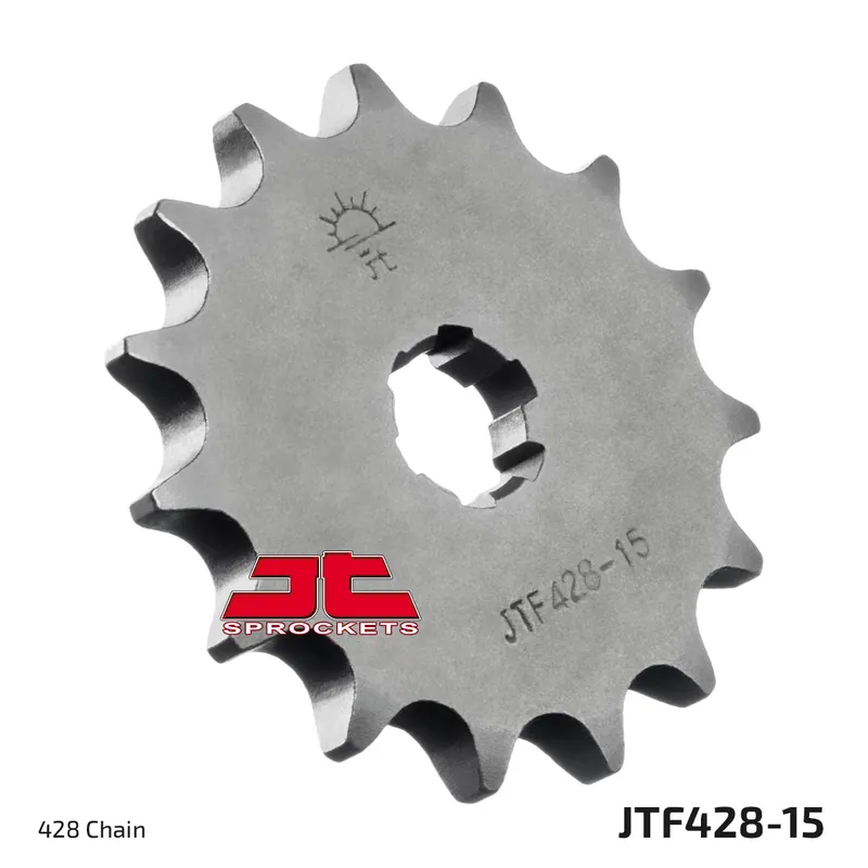 Saisonangebot Ritzel JT Sprockets 428 15Z grobverzahnt Innendurchmesser 13mm / 16mm für Suzuki TS XE DR-Z, Yamaha YZ 70 / 80 ccm Bj. 1977 - 2019
