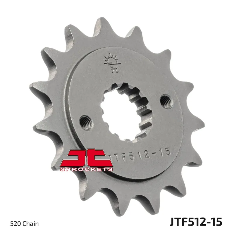 Ritzel JT Sprockets 520 15Z feinverzahnt Innendurchmesser 21,6mm / 25mm für Kawasaki ER-5 ZX-9R Ninja GPZ S ZX-7 R RR, Yamaha YZF Thunder Cat KLE ZRX Bj. 1984 - 2007 Preisreduziert