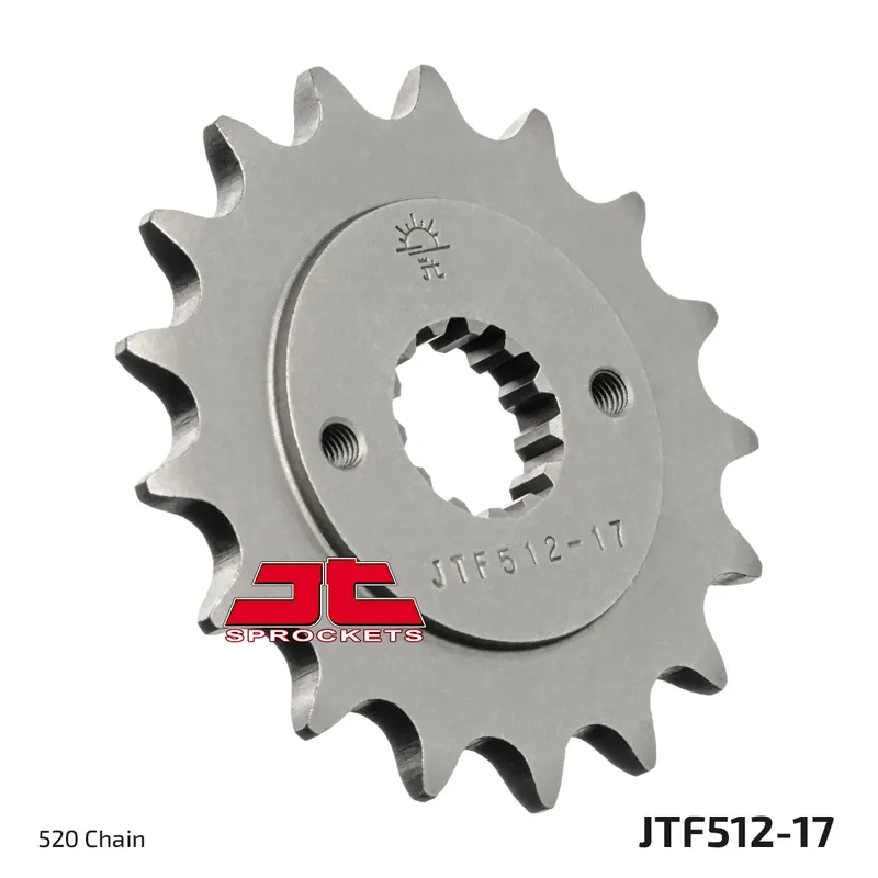 Ritzel JT Sprockets 520 17Z feinverzahnt Innendurchmesser 21,6mm / 25mm für Kawasaki ER-5 ZX-9R Ninja GPZ S ZX-7 R RR, Yamaha YZF Thunder Cat KLE ZRX Bj. 1984 - 2007 Neu Im Sortiment