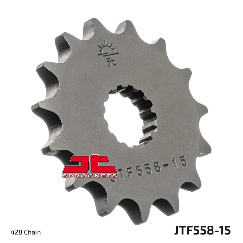 Neuheit Ritzel JT Sprockets 428 15Z feinverzahnt Innendurchmesser 17,7mm / 20mm für Yamaha DT X, Kawasaki Ninja Z Derbi GPR Nude Racing RE TDR R Sachs ZZ ZX Bj. 1993 - 2022