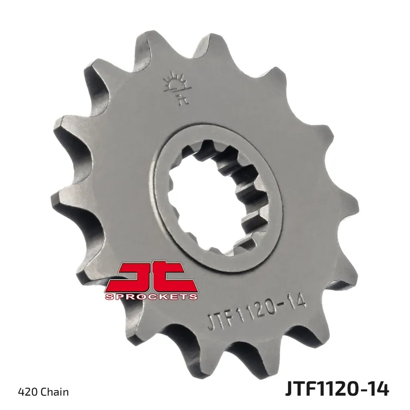 Heißes Angebot Ritzel JT Sprockets 420 14Z feinverzahnt Innendurchmesser 17mm / 20mm für Rieju MRT, Generic Trigger SM Beta RR Enduro Supermoto Aprilia RS CPI RX MRX