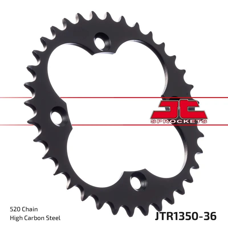 Solange Der Vorrat Reicht Kettenrad JT Sprockets 520 36Z Innendurchmesser 110mm Lochkreis 130mm für Beeline Bestia 5.5 Onroad LOF Supermoto, Adly Hurricane S Honda TRX EX Sportrax