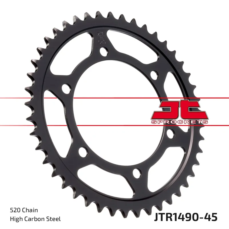 Kettenrad JT Sprockets 520 45Z Innendurchmesser 120mm Lochkreis 140mm für Suzuki GSX-R, Kawasaki W EN C 250 - 800 ccm Bj. 1989 - 2017 Letzte Chance