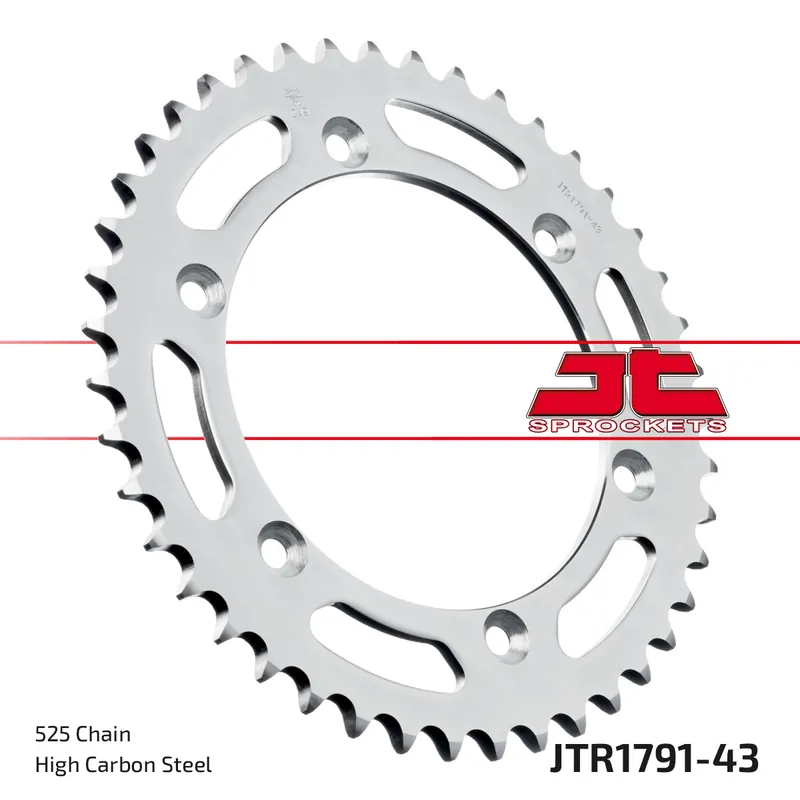 Preisreduziert Kettenrad JT Sprockets 525 43Z Innendurchmesser 136mm Lochkreis 156mm für Suzuki XF Freewind DR SE SEU 650 ccm Bj. 1996 - 2002