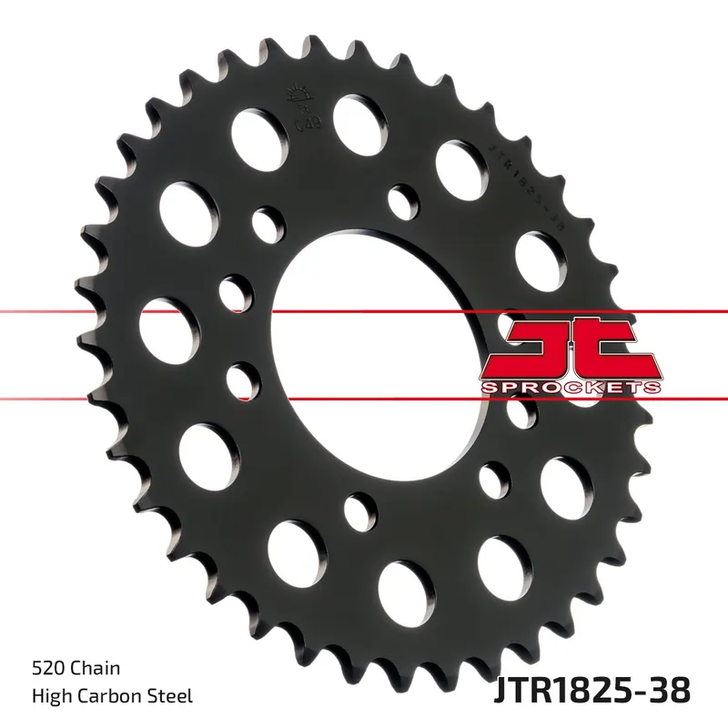 Neue Kollektion Kettenrad JT Sprockets 520 38Z Innendurchmesser 76mm Lochkreis 100mm für Suzuki GSX-R K.L.M.N W P.R DR Big VL Intruder LC 250 - 1100 ccm