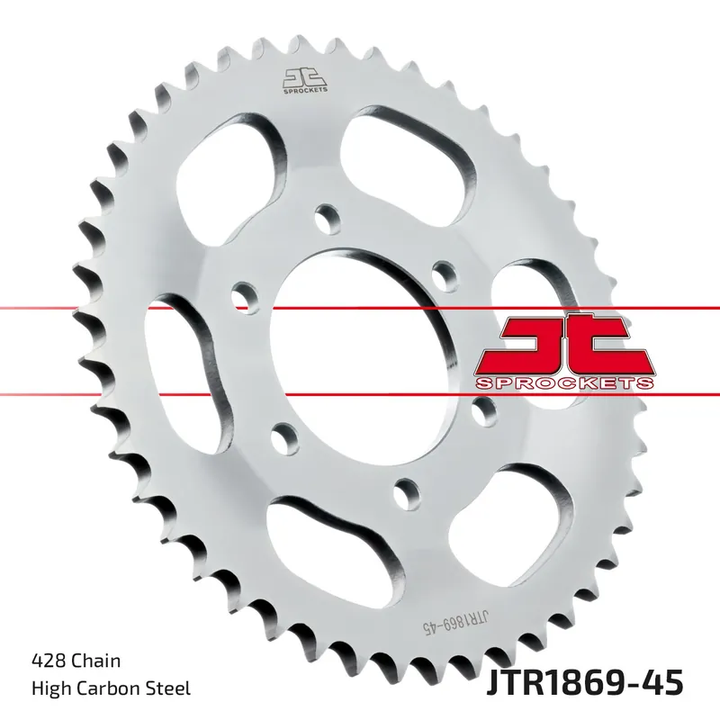 Schneller Versand Kettenrad JT Sprockets 428 45Z Innendurchmesser 62mm Lochkreis 80mm